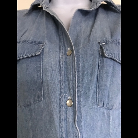 Vintage IGNITE BASICS , size M , jeans blue Vest - Picture 7 of 14